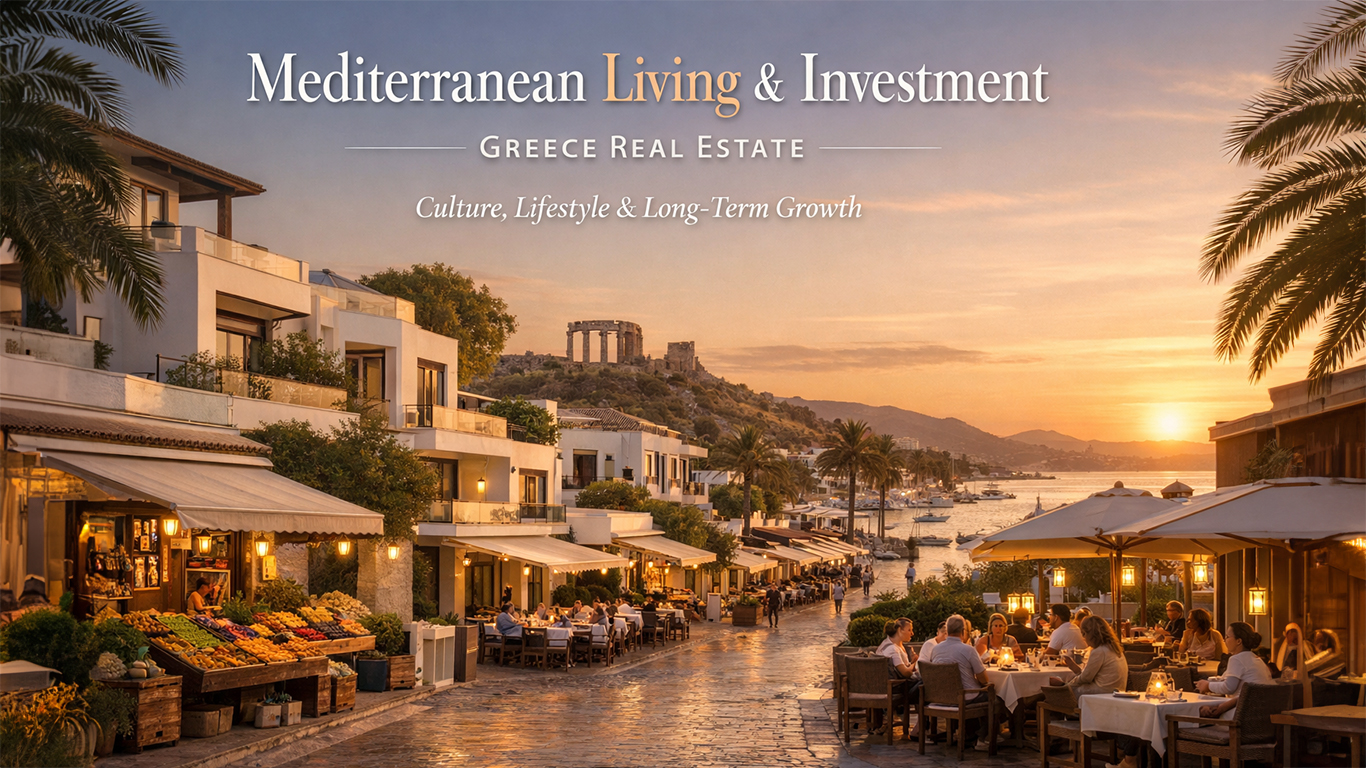 Mediterranean Lifestyle & Cultural Heritage: A Key Driver for Real Estate Investment in Greece